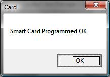 PLEASE NOTE! Do not tick the check box Read FULL data unless you want to read the full contents of the memory chip every time you insert the card. Reading the full data will take 3-4 minutes.