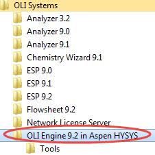 In this group locate the OLI Engine Config Tool in the Tools folder If the operating system ask you to