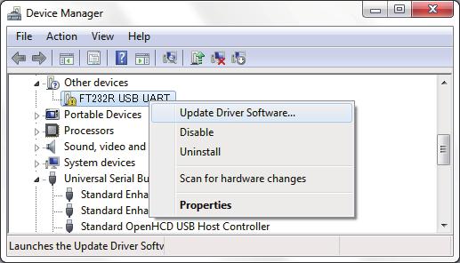 2.2 Installation Procedure The steps to install the Control Software are described below with an example of Windows 7. 2.2.1 Install the USB Driver Install two USB drivers to connect the PD-30 to the PC.