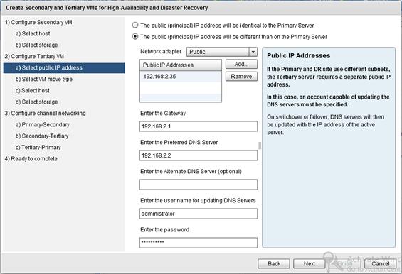 Installation Guide Figure 33: Select public IP address step 6.