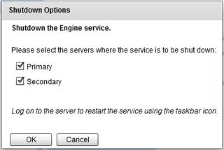 Installing Neverfail IT Continuity Engine Figure 88: Shutdown Post Installation Configuration Upon completion of installation of Neverfail Engine, you should perform the following Post Installation