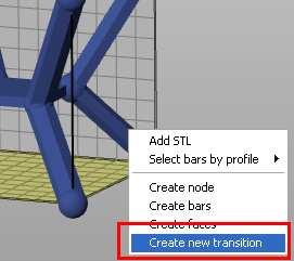 59: After a right-click on the cell in the project tree, you can also add standard transitions, as done here. be displayed transparently in the screen.