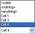 The transition rule becomes active when the cell you enter here is given in your part, combined with the geometric conditions. You can also choose "solid", "nothing" or "anything".