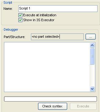 ADD SCRIPTS 92 you can choose at which point your script is executed and check, if your programming syntax is correct (figure 6.2). Figure 6.