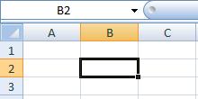 Parts of the Excel Screen Name Box The name box appears at the left of the formula bar and beneath the toolbars.