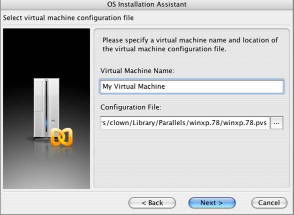 Creating a Virtual Machine 20 On the next screen, you specify what guest operating system you d like to install on your virtual machine.