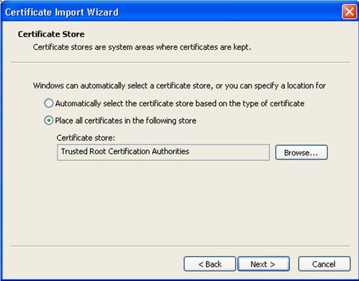 - 14 - Installation and commissioning Certificate Import Wizard Installing or upgrading Plug-in 3457 The Plug-in 3457 installation is provided as a Windows installer. The installer is an.