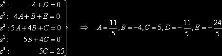 and it becomes a linear term to a power. So, the partial fraction decomposition is Setting numerators equal and multiplying out gives. Setting coefficients equal gives the following system.