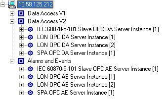 1MRS755564 COM600 Station Automation Series External OPC Client Access 3.1 OPC_Servers.jpg Figure 3.