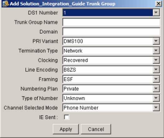Configuration 6 In the Trunks Configuration window, click the + button The Add Audiocodes Gateway window appears SeeFigure 8 "Add Audiocodes Gateway" (page 27) Figure 8