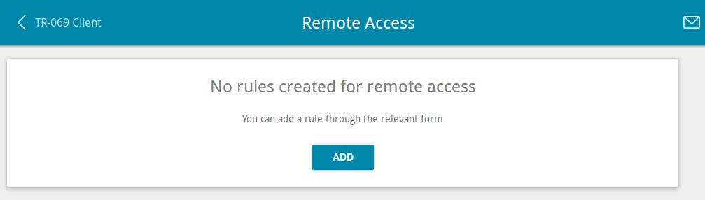 Remote Access On the Advanced / Remote Access page, you can configure access to the web-based interface of the router. By default, the access from external networks to the router is closed.
