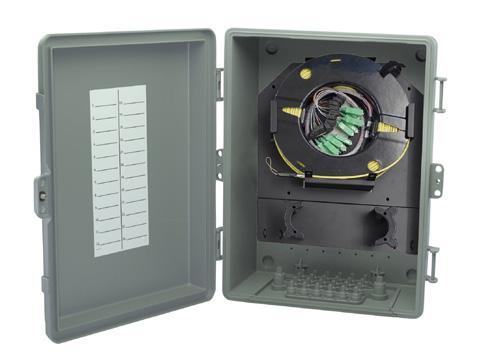 INTERCONNECTS: MDU YOURx Flex Box The YOURx Flex Box is a secure, flexible and modular wall box that allows the service provider to create a state-of-the-art, plug-andplay fiber optical network by