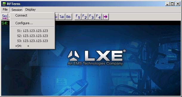Chapter 5 Session Interaction LXE RFTerm allows up to four simultaneous host client sessions.