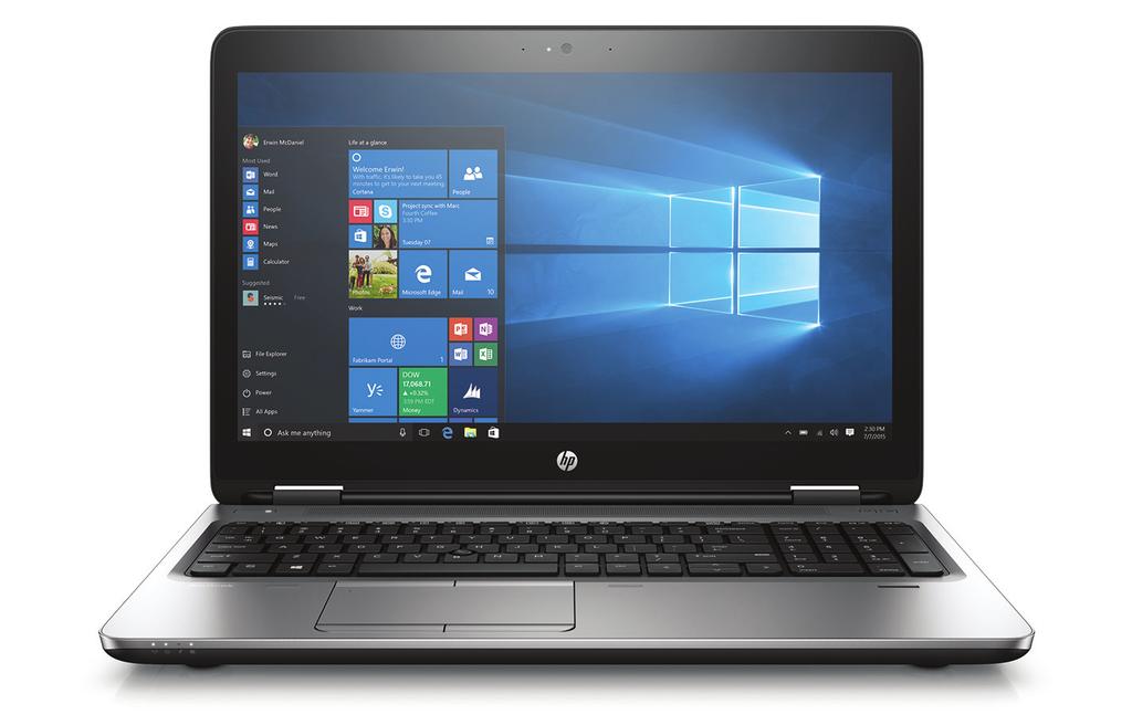 Datasheet HP ProBook 650 G3 Notebook PC Get the most from your investment with configurations that support today s technology and legacy devices.