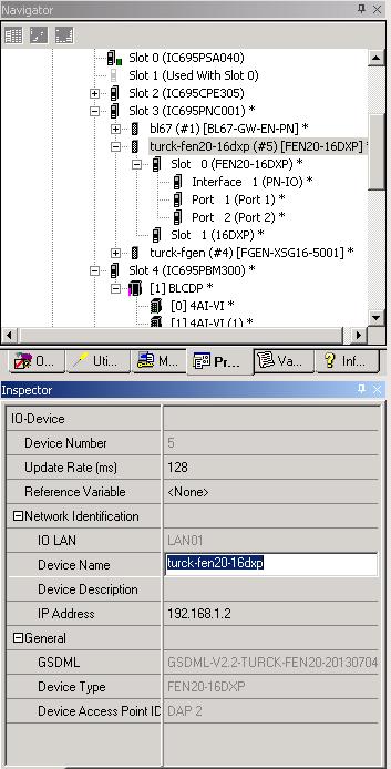 Once it is under the Profinet, click on the gateway and the device name and IP Address will be in the