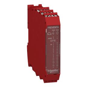 Characteristics 16 Input expansion module with screw term Main Range of product Product or component type Device short name Electrical connection [Us] rated supply voltage Number of inputs Number of
