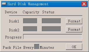 Delete User Left click the target user and click Delete to delete the user. 3.5.4 HDD Management HDD information includes Device, Capacity and Status.