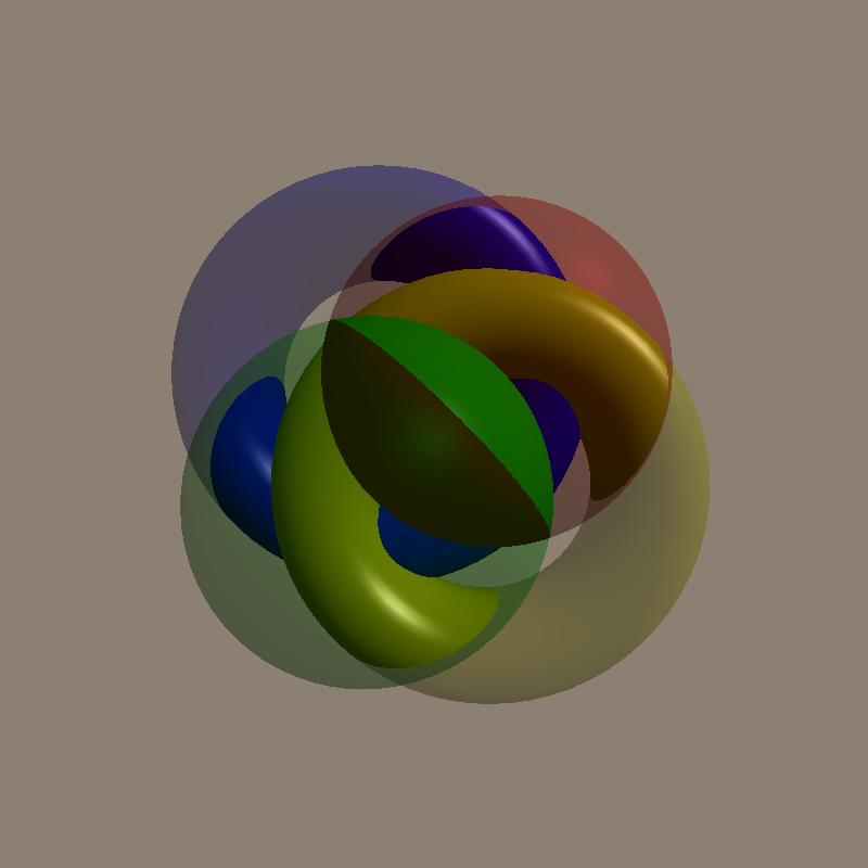 Exact geometric solutions are available though, for rendering alone, an image-space technique is sufficient.