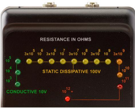 INTRODUCTION The ACL 380 Resistivity Meter is an easy-to-use tester for measuring surface resistivity.