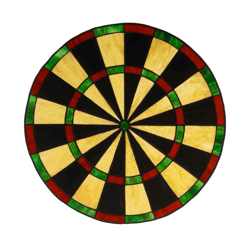 Slide 31 (Answer) / 162 13 Challenge Question: Given a dart board as shown.