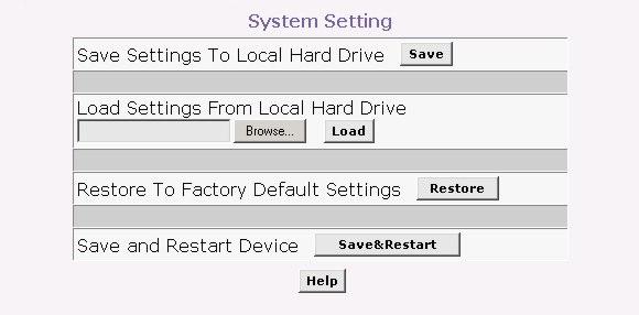 38 Chapter 4 Web-based Management Figure 17 Save Settings and Restart the UT-300R2 To save the new settings, click the Save& Restart button.