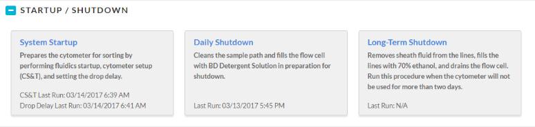 Shut down system You will be given an option to perform either Daily Shutdown or Long-Term Shutdown upon logging out or closing the application.
