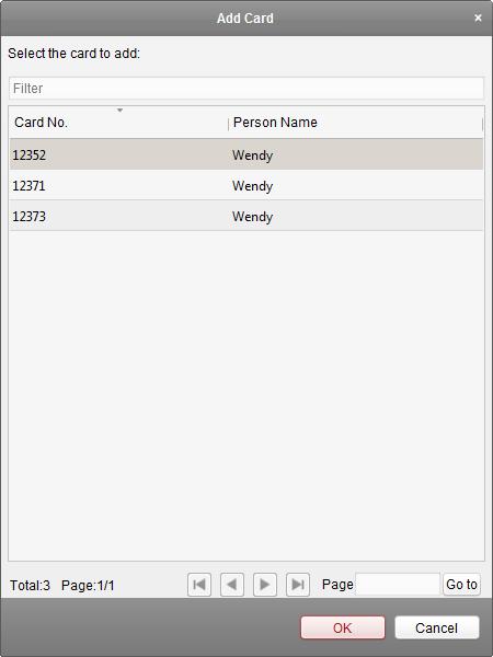 Patrol Card: The card swiping action can used for checking the working status of the inspection staff. The access permission of the inspection staff is configurable.
