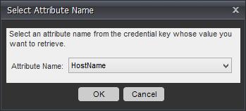 To insert such variables, you must delete the Credential variable first. To delete a Credential variable, double click or hit 'Backspace' and then 'Delete'.