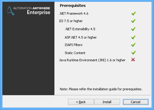 Automation Anywhere Enterprise 38 Installation Guide 3.6.