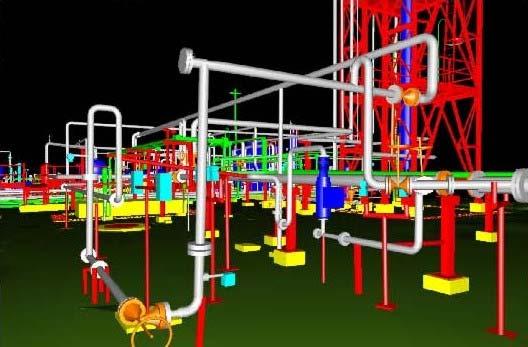 POINTS CLOUD With the 3D software is possible to model civil structures, plants on