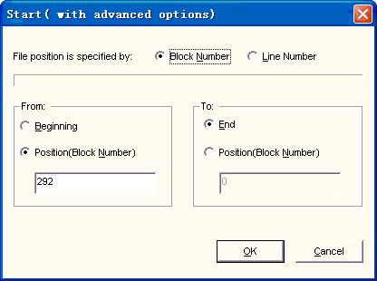 Choose that function, the system flip out dialog box of "Start (with advanced options)", shown as below.