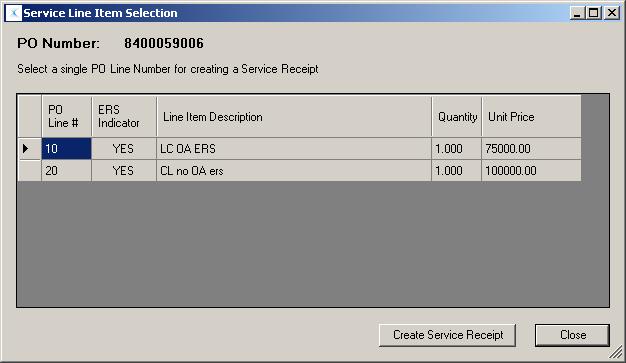 Chapter 4 Service Receipts and Service Receipt Acknowledgements Creating Service Receipts A Service Receipt is an electronic description of a provided service.