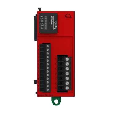 Product datasheet Characteristics TM3SAK6R SAFETY MODULE FOR PLC TM2xx, 3 FUNCTIONS, CAT4, SCREW TERMINALS Complementary Main Range of product Product or component type Device short name Safety