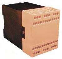 6 KO700 Series - Modular Terminal Maximum Pluggable Card Edge Connection see chart for Amperages, 00V, - AWG Cover Material: Up to C (7 F) (V- Clear Panel) Black Housing with Tan Cover Box clamp M.