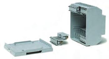 Pressure plate or spring cage terminals are standard. The KU000 series are equipped with double level terminals which provide a maximum number of external connections in a minimal amount of space.