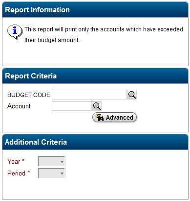 BUDGET EXCEEDED Follow the steps below to save the Budget Exceeded icon as a favorite to the