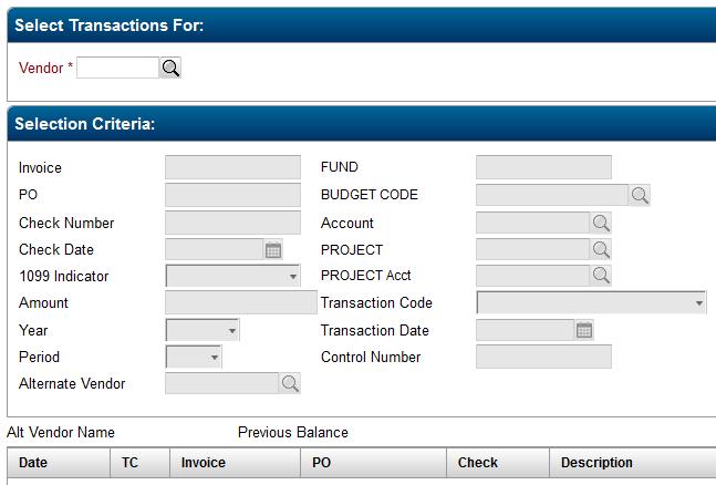 VENDOR TRANSACTIONS Follow the steps below to save the Vendor Transactions icon as a favorite to the