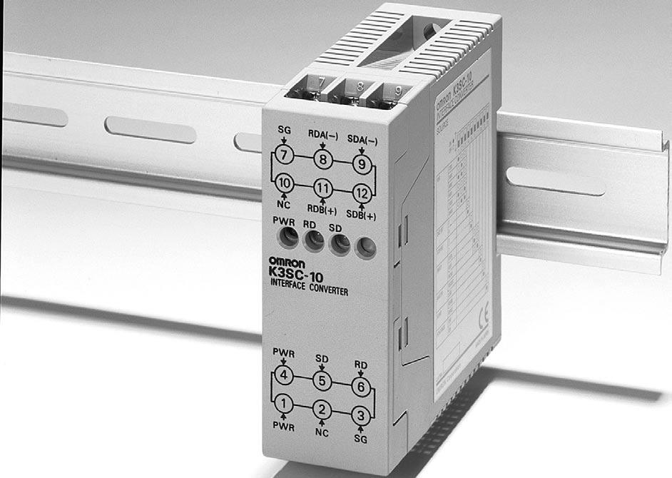 Interface Converter A compact converter that allows communications between RS-C/USB and RS-/8 devices. Ideal for industrial applications.