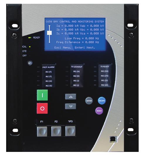 communication port User Interface 1/2 Rack Display Graphic 16x40 or text 4x20 LCD display Fluorescent backlight to improve visibility LEDs Multicolor programmable LEDs with label 
