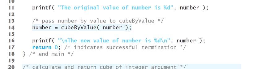 Example: Cubing a Variable: Call By Value p.