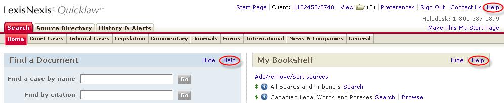 Click the Help icon, or the Help link to the right of search forms or in the Navigation Bar. A pop-up window will open, displaying information relevant to the task you are performing.