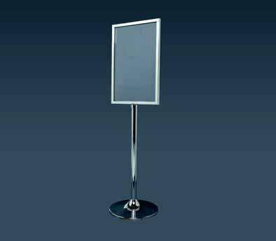 Poster & Sign Display Chrome Poster Stands Cat : Poster & Sign Display Chrome Plated Stand 297 x 420mm (A3) Page Title : Chrome Poster Stands Frame suitable for displaying