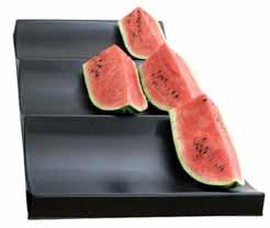 Fresh Produce Displays Fruit Tray Liners 20 Pocket Fruit Tray Liner Separates and protects fruit to improve presentation and reduce spoilage. Black. 330 x 410mm. Pack of 100.