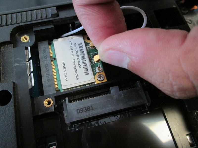components inside the laptop.