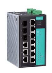 A P P R O V E D Industrial Ethernet Solutions EDS-P510 Series 7+3G-port Gigabit managed Ethernet switches with 4 IEEE 802.3af PoE ports 4 IEEE 802.