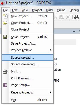 Symbol File configuration with CODESYS V3 Development System When creating the project