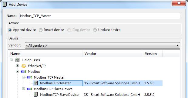 Select the required device from the list and click on Add Device to add it to the current PLC configuration.