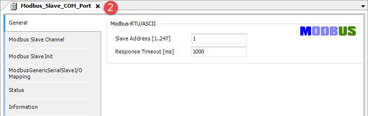 Add and Configure Remote Modbus RTU Slave Devices To add a remote Modbus RTU Slave Device, right click on Modbus_COM > Modbus_Master_COM_Port in the project tree and select Add Device.