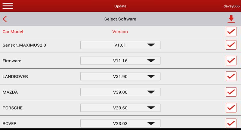 Upgrade Center Support one-click upgrade for firmware and car model software