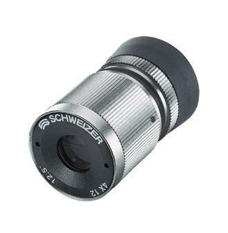 5, objective Ø 12 mm, silver black metal housing 931975 Monocular 6 x 16 Magnification 6 x, with